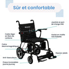 Journey - Air Elite Fauteuil électrique pliant léger - rouge-Les deux moteurs brushless offrent un fonctionnement quotidien fluide et précis