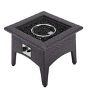 Modway Vivacity Outdoor Patio Fire Pit Table - Espresso-Enjoy the flickering flames of a warm fire with the Vivacity Propane Gas Fire Pit Table