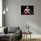 Steve Yzerman Red Wings - Framed Canvas - 31" x 22"-Ready to hang - arrives fully assembled