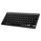 Adesso WKB-7000BB Multi OS Bluetooth Scissor Switch Keyboard with CoPilot AI Hotkey-Key Layout: 78-key US Layout