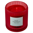 Gry Mattr - Chandelle en verre - 10 oz - Rose hivernale-Durée de combustion d’environ 40 heures