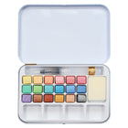 Mont Marte - Coffret de 21 pièces de peinture aquarelle métallisée en boîte métallique - Métallisée-La boîte en métal permet de conserver un format compact pour un transport et un rangement faciles