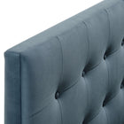 Modway Emily Stain-Resistant Performance Velvet Twin Size Headboard - Cadet Blue-7