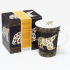 Oscardo Spring Bear by Dawn Oman Porcelain Mug - 295ml-Slender Shape Porcelain Mug - Holds 295ml / 10 oz, ideal for coffee, tea, and hot beverages