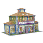 Eurographics 3D Building Puzzle Book Shop Puzzle - 1389 Pieces-European blue board