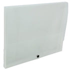 JAM Paper - Portefeuille en plastique - Fermeture à pression - Moyen - 10" x 12 1/2" x 3/4" - Transparent-Taille: 10 po x 12 1/2 po x 3/4 po