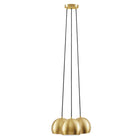 Modway - Chalice 3-Lumière Métal Pendentif - Laiton en satin-Pendentif suspendu à 3 lumières