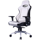 Cooler Master - Caliber X1C Chaise de jeu - Gris-Grand et flexible : le calibre X1 Series est 10 % plus grand que le calibre R1 et est livré avec des fonctionnalités supplémentaires pour fournir un maximum de confort pour tous les types de corps. Vous pouvez toujours trouver votre position la plus confortable en ajustant la hauteur du siège ainsi que les accoudoirs en aluminium 4D.