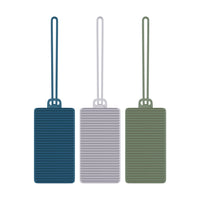 Travelon - Etiquettes de bagage en silicone - Couleurs fraîches - Lot de 3-Reconnaissez rapidement vos bagages : le design de l'étiquette à bagages, avec sa surface texturée et ses couleurs vives, permet à vos valises de se démarquer et d'être reconnues, même de loin. Vous gagnez ainsi du temps pour arriver à destination !