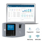 uAttend BN6500N Cloud-Connected Fingerprint WiFi/LAN Time Clock System - Black/Grey-Meet your business needs by tracking a weekly, bi-weekly, semi-monthly, or monthly pay period.
