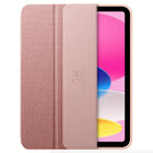 Spigen Urban Fit Case for iPad A16/ 10th Gen (2022) - Rose Gold-Knitted fabric for comfortable grip