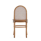 Manhattan Comfort Paragon 17.52" Industry Chic Upholstered Dining Chair - Nature and Oatmeal - Set of 2-Unique Tall Round Backrest for Style and Comfort