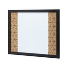 Quartet - Tableau magnétique combiné effaçable à sec - 20" x 16" - Cadre en bois noir-FABRICATION DURABLE : Ce tableau combiné présente une fabrication robuste avec un cadre noir élégant. Sa surface effaçable à sec garantit une écriture fluide, tout en restant non absorbante, facile à essuyer et résistante aux rayures, aux taches et aux ombrages. 