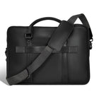 Champs - Onyx Collection Porte-documents Slim en cuir - Noir-Porte-clés intérieur