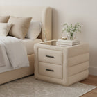 Zuo Soffice Nightstand - Beige-Assembly Required: Yes