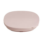 b.box Silicone Plate + Lid - Blush-Suitable for parents to use for first foods, and for babies from 4 months+ through toddler feeding