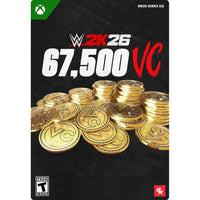 WWE 2K26: 67,500 Virtual Currency Pack for Xbox Series X|S [Digital Code]-Genre: Fighting, Simulation, Sports