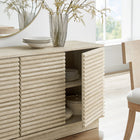 Modway Render 70" Faux Travertine Sideboard Cabinet TV Stand - Travertine-Faux Travertine Laminate