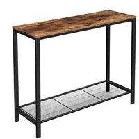 Boutique Home Hallway/Entryway Console Table-Steel legs