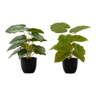 Monarch Specialties - Plante Artificielle - 13 po H - Épipremnum - Mis En Pot - Ensemble De 2 - Feuilles Vertes - Pots Noirs-Ajoutez un peu de verdure à votre espace avec cet ensemble de 2 plantes artificielles Epipremnum de 13 po de haut