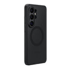 Samsung Galaxy S26 Ultra Rugged Magnet Case - Black-Built-in magnets help align your Galaxy S26 Ultra for wireless charging and allow easy attachment of compatible magnetic accessories-just snap it on