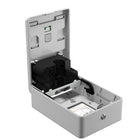 Kimberly-Clark Professional ICON Automatic Soap and Sanitizer Dispenser - with Silver Mosaic Design Faceplate-Custom mounting bracket with built-in level for easy installation.