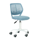 Homy Casa  Teen Task Chair - Blue-360-degree swivel to sit and spin