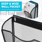 ShoppingAll Wall Mount File Holder with 3 Pack Hanging Single-Pocket Document & Mail Organizer-7