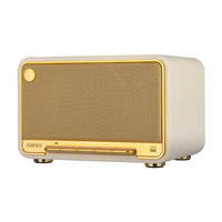 Edifier D32 Hi-Res Audio 11hr Playtime Portable Tabletop Wireless Speaker - White-The end-to-end digital audio process supports high-resolution audio up to 24-bit/96kHz. The analog audio front end features a special configuration to work at 24-bit/96kHz, ensuring bit-perfect audio conversion