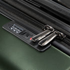 Ricardo Beverly Hills 25" Montecito 2.0 Hardside Check-in Luggage Upright - USB Port - Hunter Green-4 zippered pockets - Provide additional organized storage for smaller items, accessories, and travel essentials