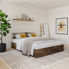 Nexera 3-Drawer Storage Bed Frame - Full Size - Truffle-7