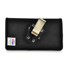 Turtleback étui à ceinture en nylon avec pince rotative-iPhone 11/11 Pro/11 Pro Max/XS/X, noir-L’étui-pochette peut s’attacher en toute sûreté à votre ceinture, à l’aide de sa pince à ceinture métallique, rotative, robuste et durable.