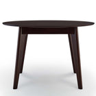 Modway Vision 45" Round Dining Table - Cappuccino-Tapered Wood Legs