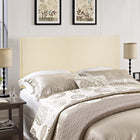 Modway Region Upholstered Queen Headboard - Ivory-Fine linen upholstering