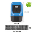 Trodat ID Protector Roller Stamp-CO2 Compensated, Indelible DIN ISO 14145-2, Dermatologically tested