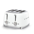 SMEG 4x4 4-Slice Toaster - White-Wide slots with automatic cantering, for slices of different thickness