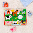 Melissa & Doug Farm Wooden Chunky Puzzle - 8 Pieces-9