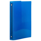 JAM Paper Plastic 0.75" 3-Ring Binder - Blue-Size: .75" Width | Holds up to 130 sheets of paper.