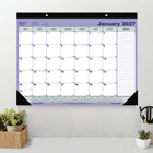 Blueline 2027 Monthly Desk Pad Calendar - 21-1/4" x 16"-Sheets bound at the top, perforated for easy tear-off