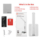 ShoppingAll Multi-Functional LED Desk Lamp with Qi Wireless Charger - White-Built-in USB 2.1A port