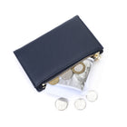 Champs Iconic Slim Wallet - Navy-4 slot pockets