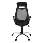 Monarch Specialties 7268 High-Back Executive Office Chair - Black Mesh/Chrome-Assembly required: Illustrated instructions and all hardware are provided for convenience (additional tools may be needed)