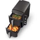 Ninja DoubleStack 8 QT & 2-Basket Air Fryer-Only Ninja has DoubleStack Air Frying Technology so you can cook 4 foods at once.