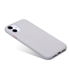 General Supply Goods + Co iPhone 11 XR Vegan Leather Case with Metallic Buttons - Silver Grey-Silver grey
