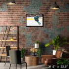 Joe Pavelski San Jose Sharks - Framed Canvas - 31" x 22"-Officially licensed by the NHL and NHLPA