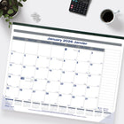 Blueline 2026 Net Zero Carbon Monthly Desk Pad Calendar - 22" x 17" - Bilingual-Tear-off sheet, bound at top 