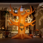 Outsunny 9' Lit Inflatable Dead Tree Halloween Decoration-Includes six stakes, two drawstrings, and three sandbags to help keep it anchored on windy nights 