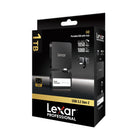 Lexar Professional Go Portable SSD with Hub - 1 TB - Black-Ultra-compact so you can always keep it with you for spontaneous creativity anytime, anywhere