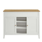 Modway Garland Kitchen Island - Oak White-10