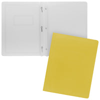 Staples Report Cover - Letter Size - Yellow-Paper cover with yellow exterior